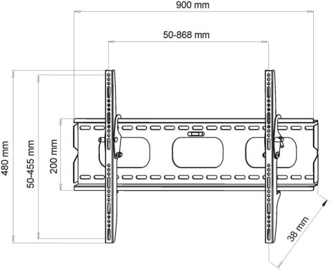 ART Uchwyt TV ścienny LED/LCD ART 42-100"