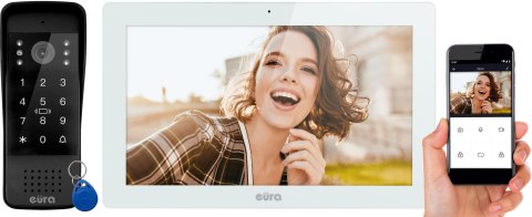EURA WIDEODOMOFON EURA VDP-86A3 - monitor 10" biały TUYA