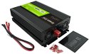GREEN CELL PRZETWORNICA NAPIĘCIA Green Cell PowerInverter LCD 12V / 230V 2000W/4000W CZYSTA SINUSOIDA