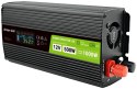 GREEN CELL PRZETWORNICA NAPIĘCIA Green Cell PowerInverter LCD 12V / 230V 500W/1000W CZYSTA SINUSOIDA
