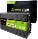 GREEN CELL PRZETWORNICA NAPIĘCIA Green Cell PowerInverter LCD 24V / 230V 3000/6000W CZYSTA SINUSOIDA