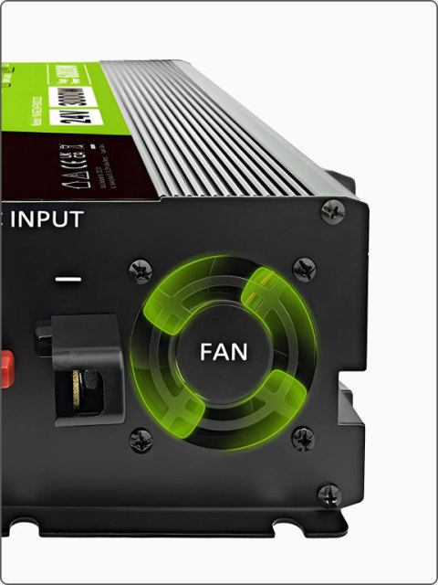 GREEN CELL PRZETWORNICA NAPIĘCIA Green Cell PowerInverter LCD 24V / 230V 3000/6000W CZYSTA SINUSOIDA