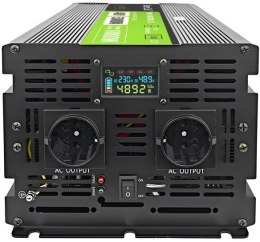 GREEN CELL PRZETWORNICA NAPIĘCIA Green Cell PowerInverter LCD 48V / 230V 5000/10000W CZYSTA SINUSOIDA