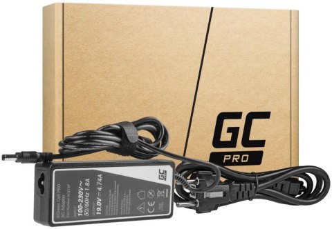 GREEN CELL ZASILACZ ŁADOWARKA DO LAPTOPA ASUS TOSHIBA Green Cell PRO AD27AP 19V 4,74A 90W 5,5mm/2,5mm