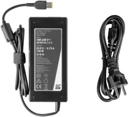 GREEN CELL ZASILACZ ŁADOWARKA DO LAPTOPA LENOVO Green Cell PRO AD68P 20V 6,75A 135W Slim Tip