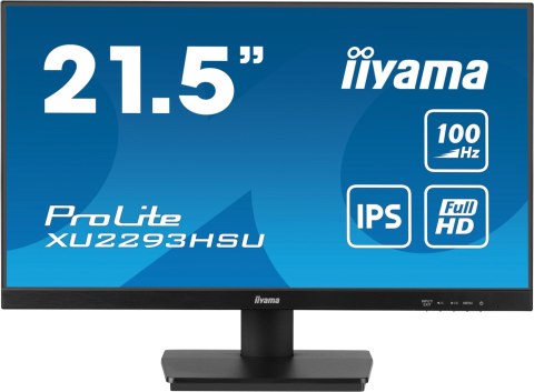 IIYAMA Monitor LED IIYAMA XU2293HSU-B6 22 cale IPS 1ms 100HZ HDMI DisplayPort USB