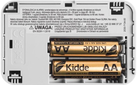 KIDDE Czujnik czadu KIDDE 2030-DCR