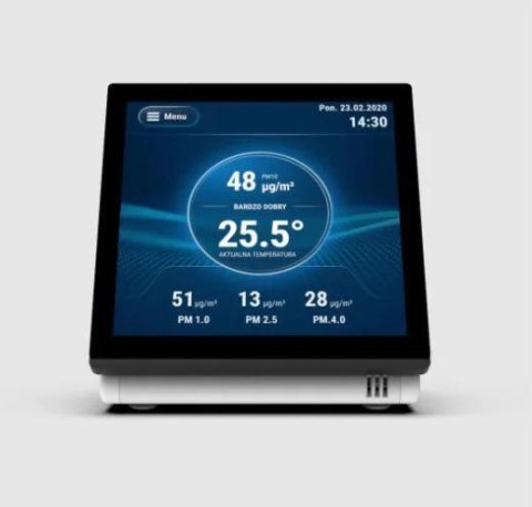 TECH STEROWNIKI Bezprzewodowy bezprzewodowy czujnik stężenia cząstek stałych biały CJP-01 Tech Sterowniki