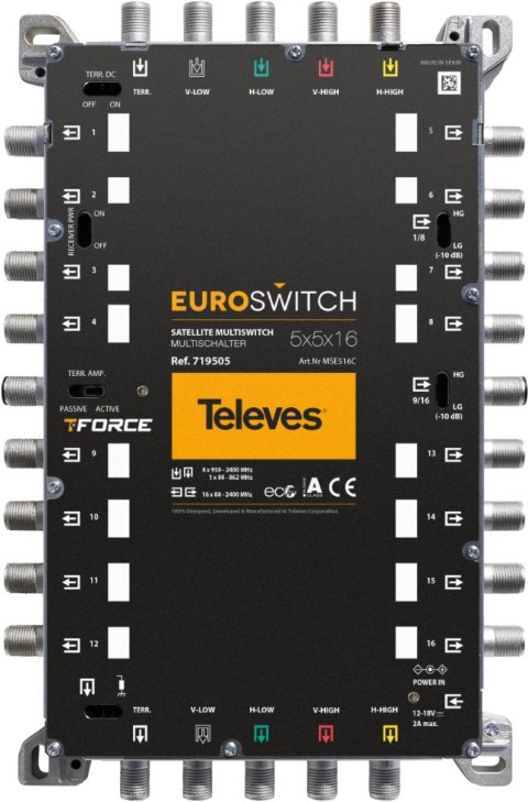 TELEVES EuroSwitch Televes 5x5x16 ref. 719505