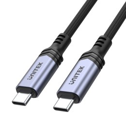 UNITEK Kabel USB Unitek C14110GY-2M USB-C do ładowania PD 240W, 2metry