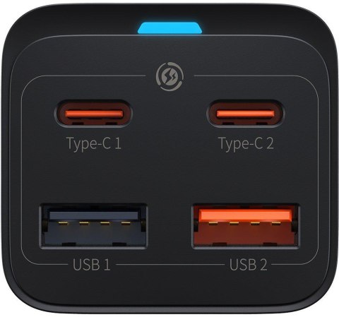 BASEUS ŁADOWARKA SIECIOWA Baseus GaN 3 Pro Desktop Charger CCGP040101 65W 2x USB-A 2x USB-C PD 3.0 QC 4.0