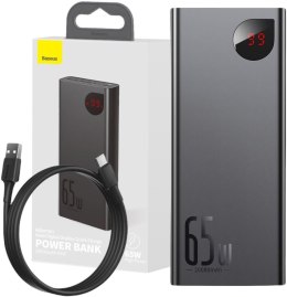BASEUS Powerbank Baseus Adaman Digital Display PPIMDA-D01 20000mAh 65W PD QC 3.0 2x USB-A 1x USB-C + KABEL
