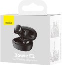 BASEUS SŁUCHAWKI BEZPRZEWODOWE TWS Baseus Bowie E2 NGTW090001 BT 5.2 IP55 CZARNE