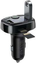 BASEUS TRANSMITER FM ŁADOWARKA SAMOCHODOWA Baseus Enjoy S-09A 3.4A 2x USB-A microSD BT 4.2