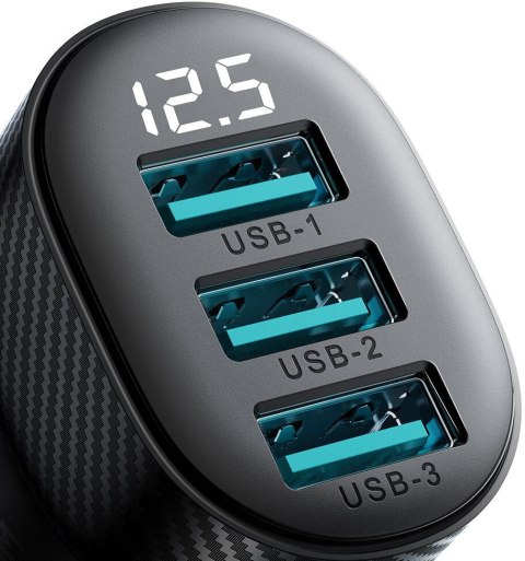 JOYROOM Ładowarka samochodowa Joyroom JR-CCD03 17W 3.4A 3x USB-A