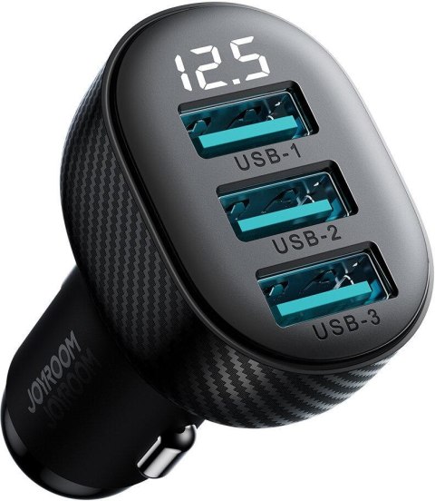 JOYROOM Ładowarka samochodowa Joyroom JR-CCD03 17W 3.4A 3x USB-A
