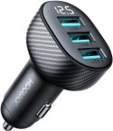 JOYROOM Ładowarka samochodowa Joyroom JR-CCD03 17W 3.4A 3x USB-A