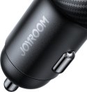 JOYROOM Ładowarka samochodowa Joyroom JR-CCD04 30W 4A 2x USB-C 1x USB-A PD QC 3.0