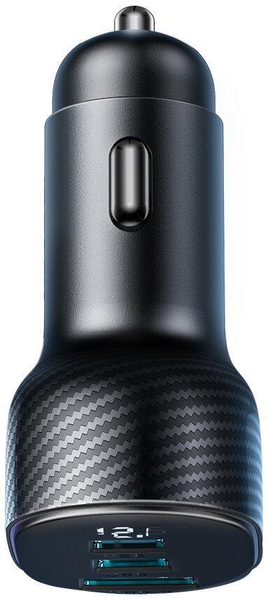 JOYROOM Ładowarka samochodowa Joyroom JR-CCD04 30W 4A 2x USB-C 1x USB-A PD QC 3.0