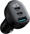 JOYROOM Ładowarka samochodowa Joyroom JR-CCD04 30W 4A 2x USB-C 1x USB-A PD QC 3.0