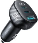 JOYROOM Ładowarka samochodowa Joyroom JR-CCD04 30W 4A 2x USB-C 1x USB-A PD QC 3.0