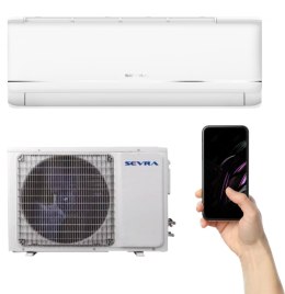 SEVRA Klimatyzator Split, Pompa ciepła powietrze- powietrze SEVRA PREMIUM SEV-24QV