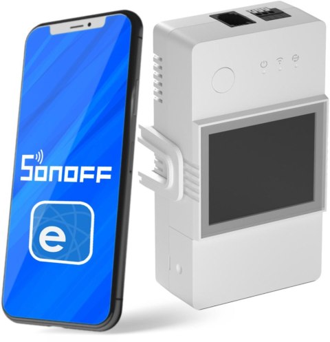 SONOFF SONOFF TH Elite | THR316D | Przekaźnik Wifi z funkcją pomiaru temperatury oraz wilgotności