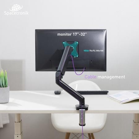 SPACETRONIK Uchwyt biurkowy Spacetronik SPA-G110 na monitor 17"-32"