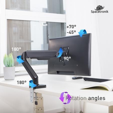 SPACETRONIK Uchwyt biurkowy Spacetronik SPA-G110 na monitor 17"-32"