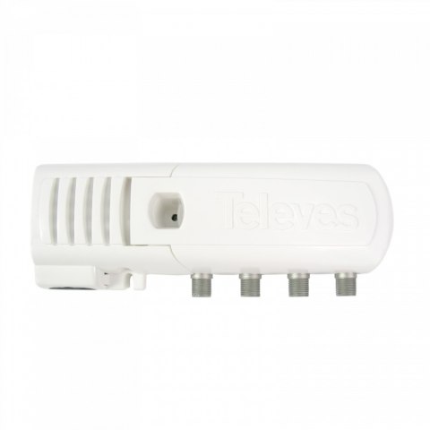 TELEVES Wzmacniacz domowy ze złączami typu "F" - 3 wyjścia (2+TV): VHF/UHF - Auto LTE