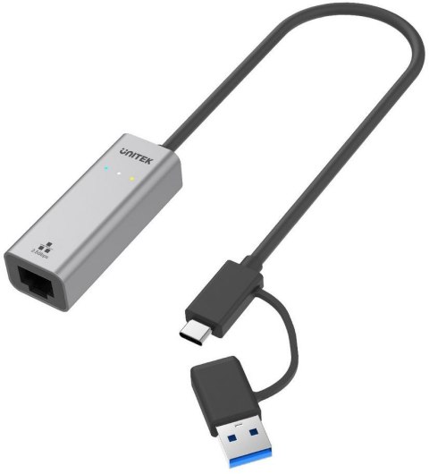 UNITEK Adapter Unitek U1313C USB-A/C na RJ45 2.5G Ethernet