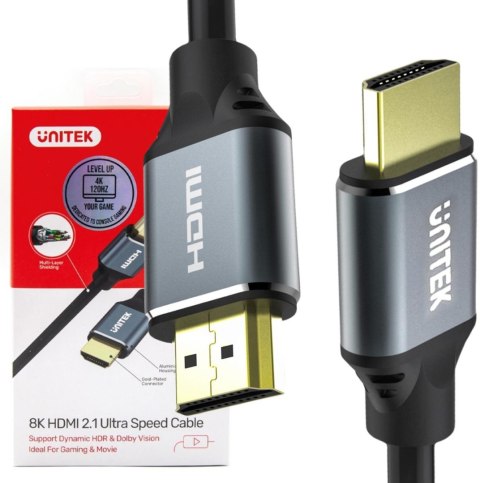 UNITEK Kabel HDMI Unitek C138W 2.1 8K UHD 2m