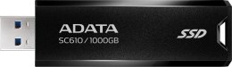 ADATA Dysk zewnętrzny SSD Adata SC610 1000GB USB3.2A czarny