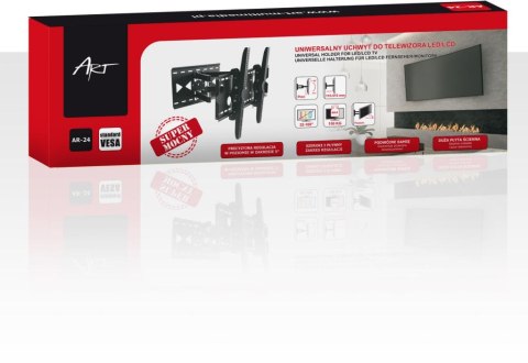 ART UCHWYT DO TV LCD/LED/PLAZMA 32-100" 100KG AR-24 ART reg.pion/poziom