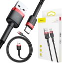 BASEUS KABEL USB-A / USB-C Baseus Cafule CATKLF-A91 50cm 3A QC 3.0 CZARNO-CZERWONY W OPLOCIE