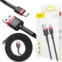 BASEUS KABEL USB-A / USB-C Baseus Cafule CATKLF-C91 200cm 2A QC 3.0 CZARNO-CZERWONY W OPLOCIE