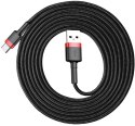 BASEUS KABEL USB-A / USB-C Baseus Cafule CATKLF-C91 200cm 2A QC 3.0 CZARNO-CZERWONY W OPLOCIE
