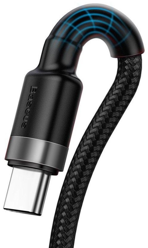 BASEUS KABEL USB-A / USB-C Baseus Cafule CATKLF-PG1 100cm SuperCharge 40W 5A QC 3.0 W OPLOCIE