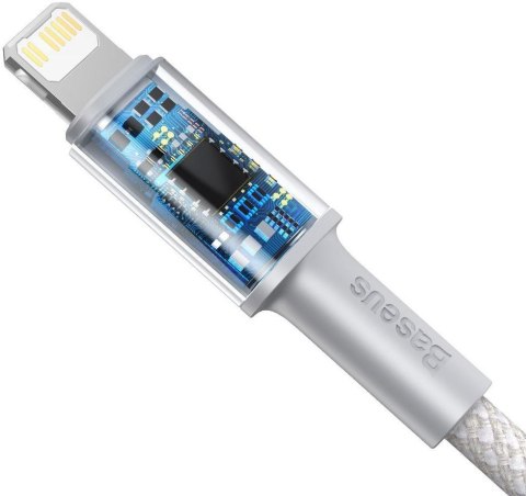 BASEUS KABEL USB-C / Lightning iPhone Baseus Cafule CATLGD-02 1m 20W PD Quick Charging BIAŁY W OPLOCIE