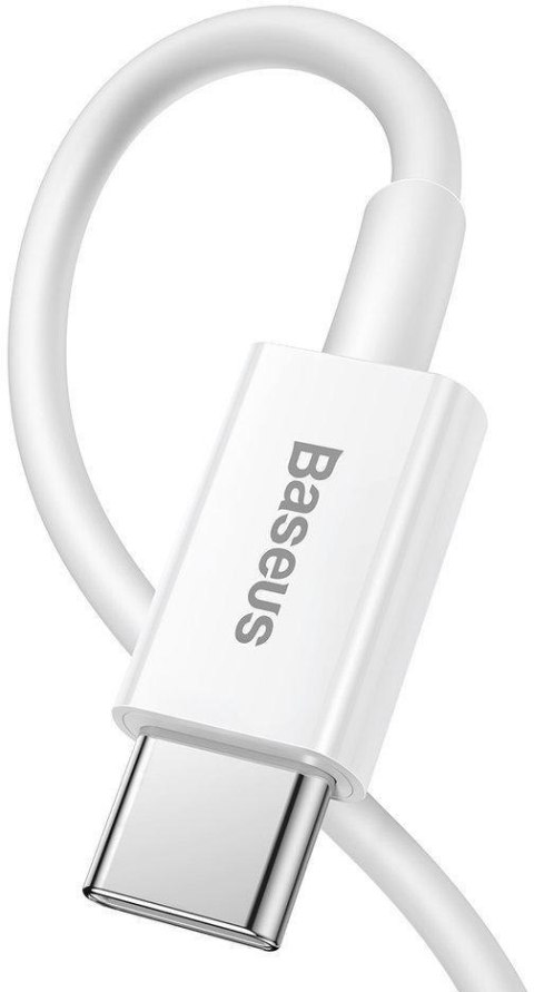 BASEUS KABEL USB-C / Lightning iPhone Baseus Superior CATLYS-A02 1m 20W PD Quick Charging BIAŁY PREMIUM
