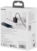 BASEUS ŁADOWARKA SIECIOWA Baseus Compact Quick Charger CCXJ-B01 20W 1x USB-A 1x USB-C PD 3.0 QC 3.0 CZARNA