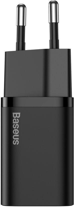 BASEUS ŁADOWARKA SIECIOWA Baseus Super Si Quick Charger 1C CCSUP-J01 30W 1x USB-C PD 3.0 QC 3.0 CZARNA