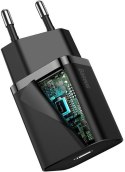 BASEUS ŁADOWARKA SIECIOWA Baseus Super Si Quick Charger 1C TZCCSUP-L01 25W 1x USB-C PD 3.0 QC 3.0 + KABEL