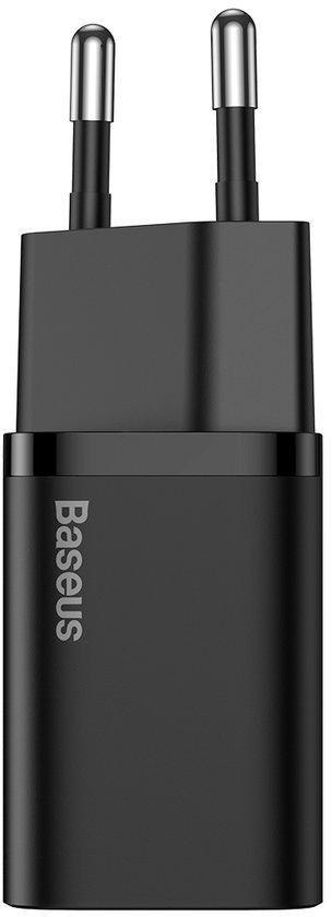 BASEUS ŁADOWARKA SIECIOWA Baseus Super Si Quick Charger 1C TZCCSUP-L01 25W 1x USB-C PD 3.0 QC 3.0 + KABEL