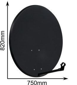 CORAB CZASZA ANTENA 80 CM CIEMNA (COR-800SAE-C)