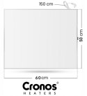 CRONOS HEATERS Panel grzewczy IR CRONOS Synthelith PRO CRP-300TWP Grey