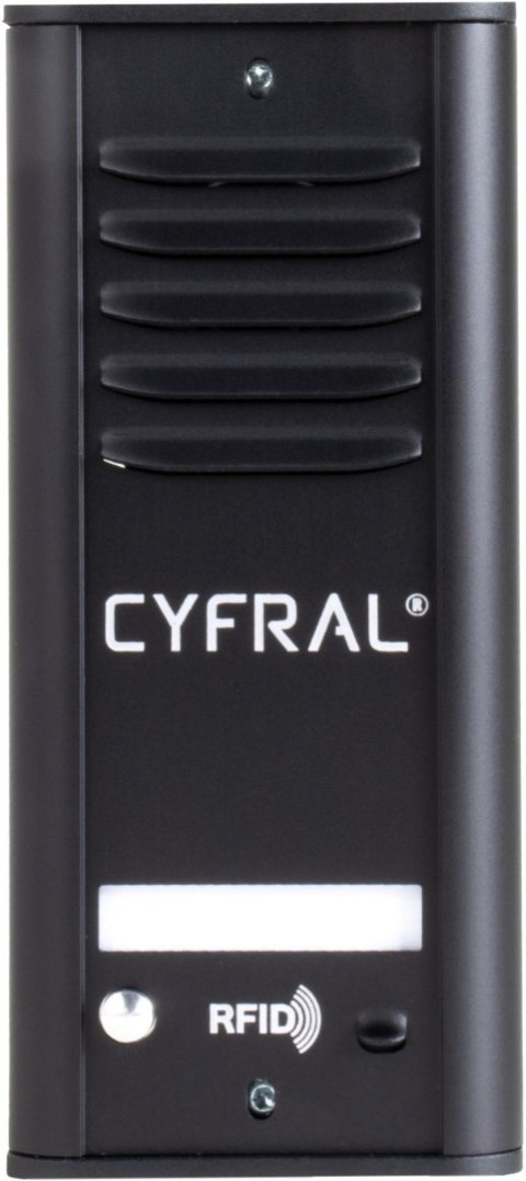 CYFRAL DOMOFON CYFRAL COSMO 1-LOKATORSKI KASETA CZARNA/UNIFON CZARNY