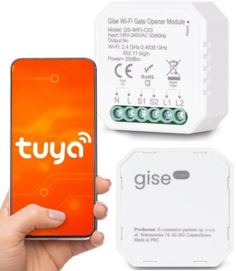 GISE GISE Smart Moduł do sterowania bramą WiFi GEN 2 | Tuya | GG-01