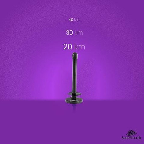 SPACETRONIK Antena magnetyczna DVB-T2 Spacetronik Hook TV USB 30dB Double Power