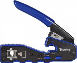 TELEVES Zaciskarka do złączy RJ45 z automatycznym cięciem Televes 209802